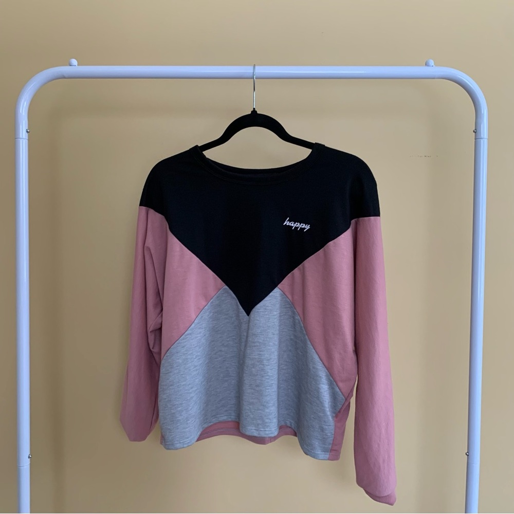 Patchwork Long Sleeve Tee
